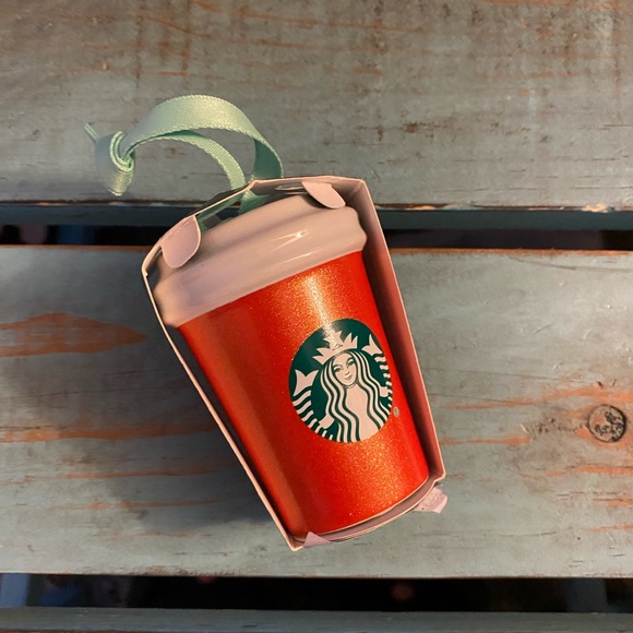 Starbucks Iridescent Red To Go Cup Ornament - Picture 2 of 8